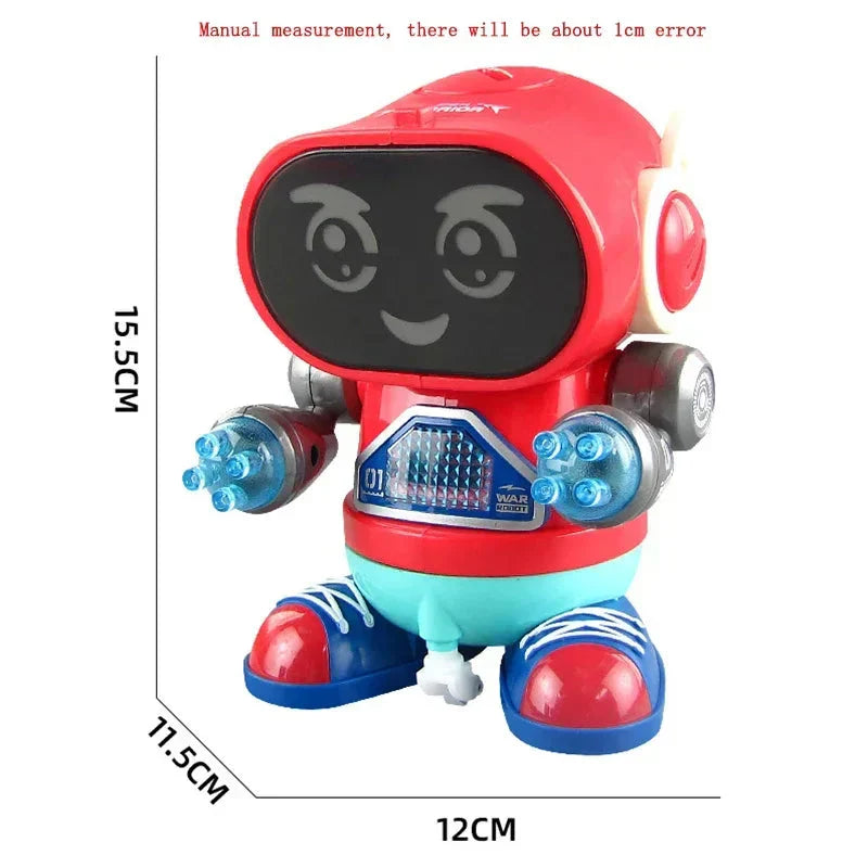 Tanzender roboter mit licht und musik