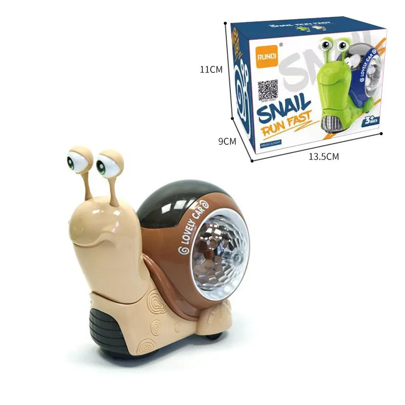 Music snail - leuchtender spielkamerad - spielzeugschnecke & krabbe
