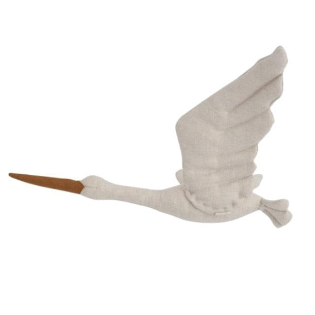 Cotton Line Wandbehang Schwan Plüsch Plüschpuppe Kinderzimmer Zimmer Anhänger