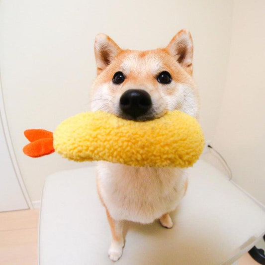 Gebratene Garnele Tempura Hund Haustier Kauspielzeug