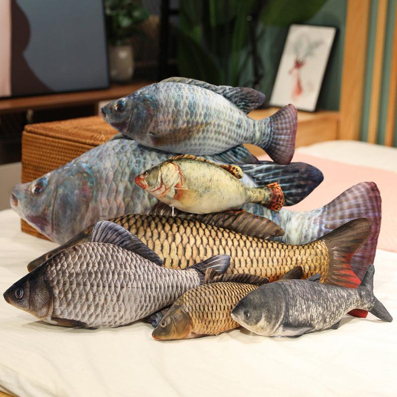 Lustige realistische Fische Plüschkissen Plüschtiere