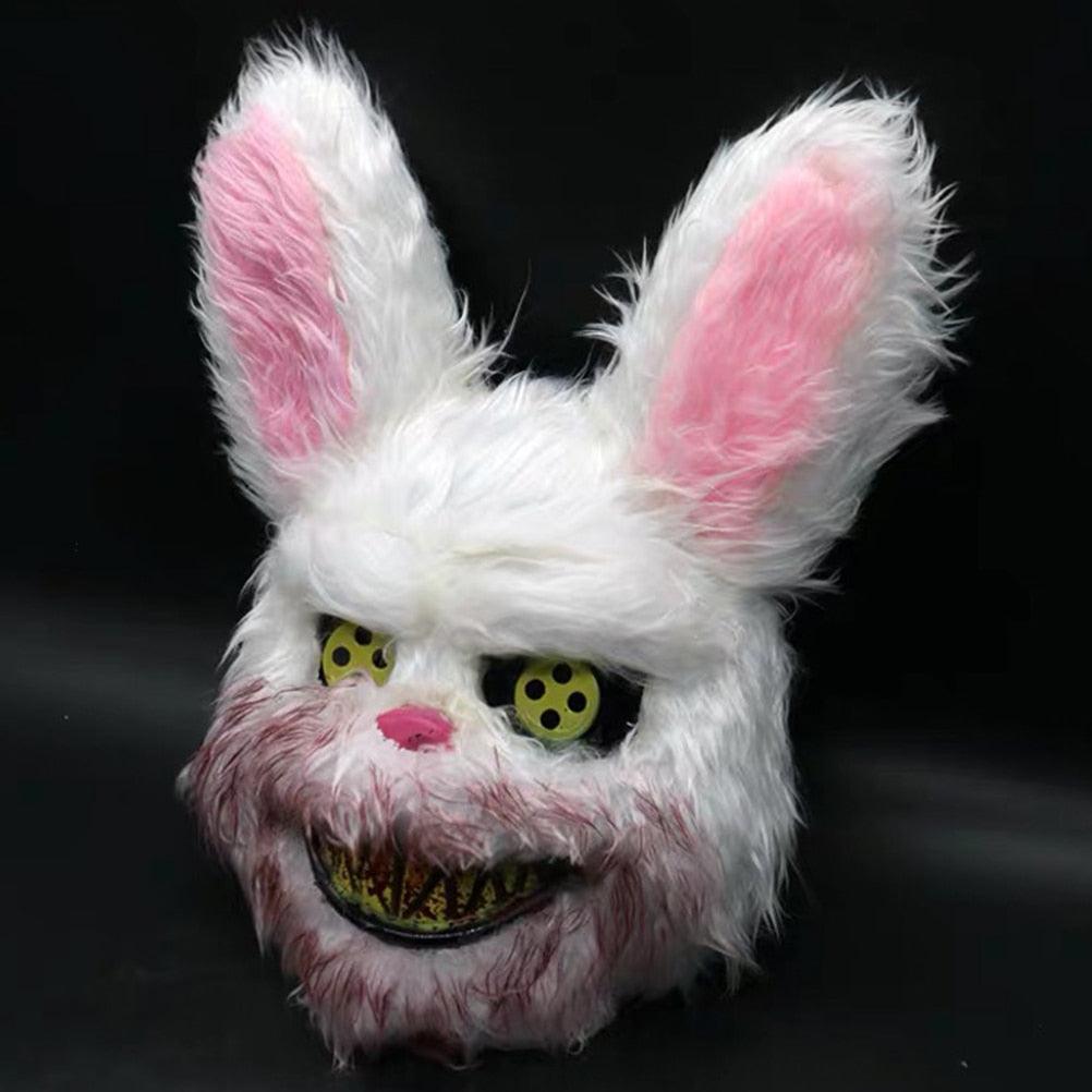 Böser blutiger Hase Kaninchen Halloween Horror Maske Plüsch