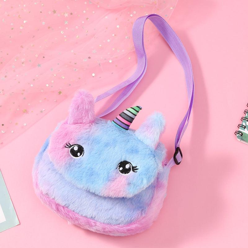 Plüsch Einhorn über die Schulter kleine Messenger Bag