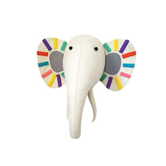 Gefüllte Tier-Trophäe Kopf Wanddekoration (Elefant, Zebra, Bär, Tiger, Giraffe)