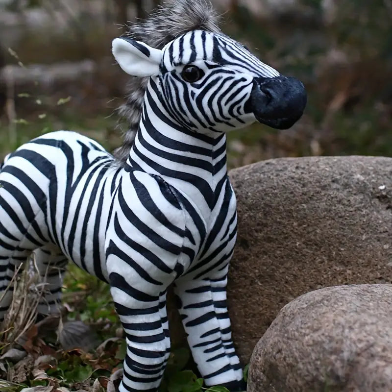 1 Stück Plüsch-Zebra-Pferd Kuscheltier – Einzigartiger Kuschelspaß!