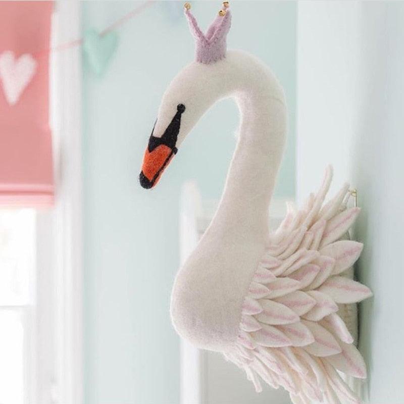 Schwan Plüschtiere Puppen Spielzeug Baby Mädchen Schlafzimmer Kinderzimmer Dekoration