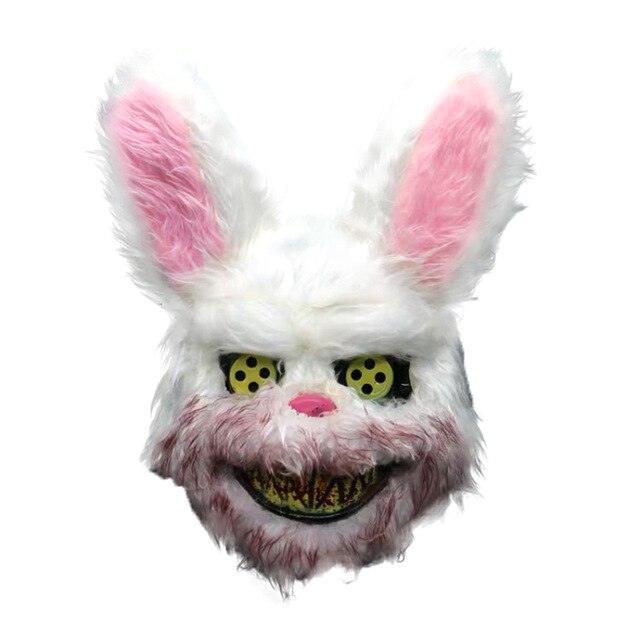 Böser blutiger Hase Kaninchen Halloween Horror Maske Plüsch
