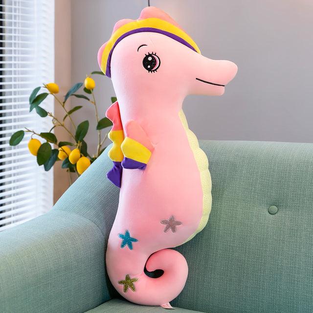 Niedliche bunte Seepferdchen Plüschtiere
