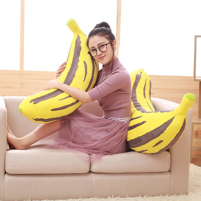 Faule Banane Plüschtier