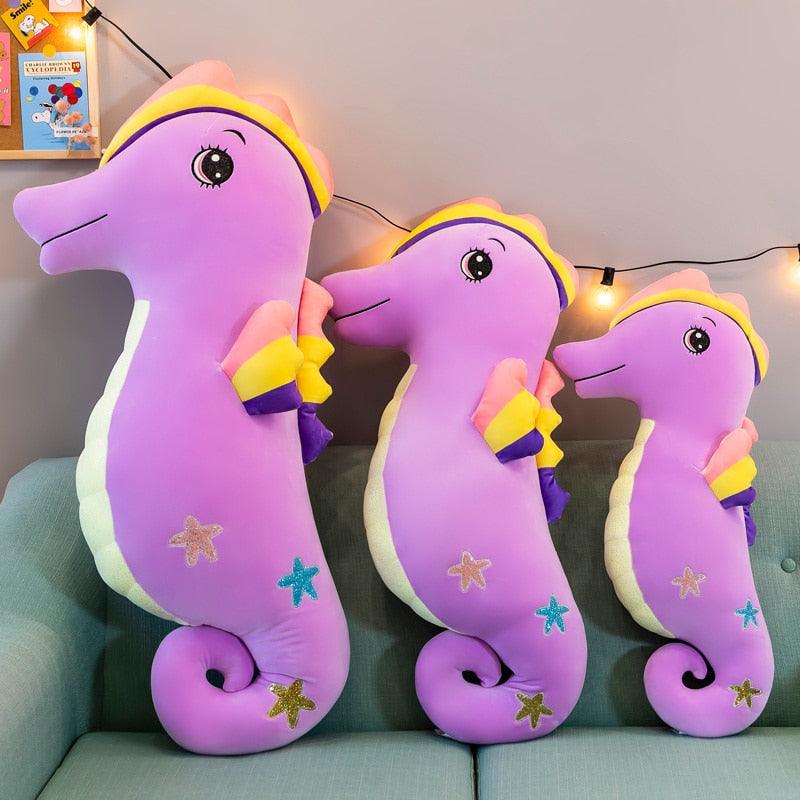 Niedliche bunte Seepferdchen Plüschtiere