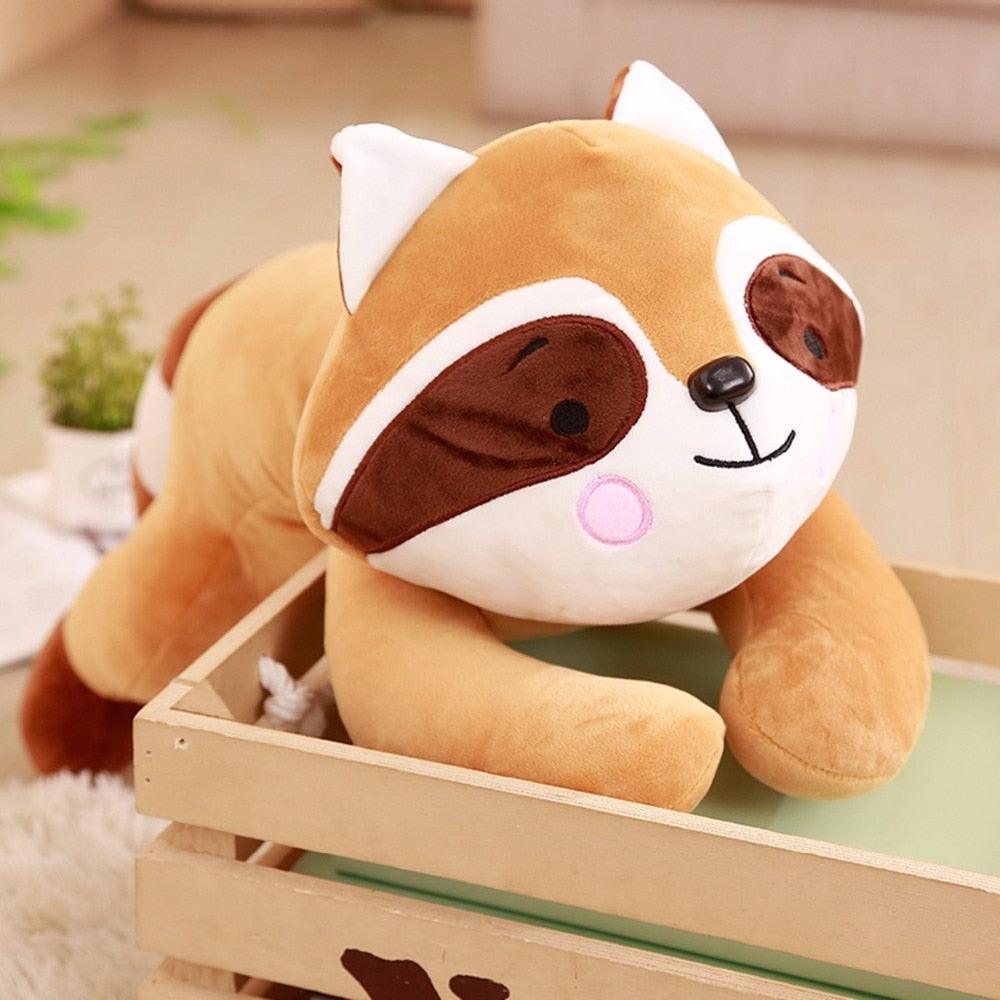 Verschmitzter Waschbär Kuschelplüsch
