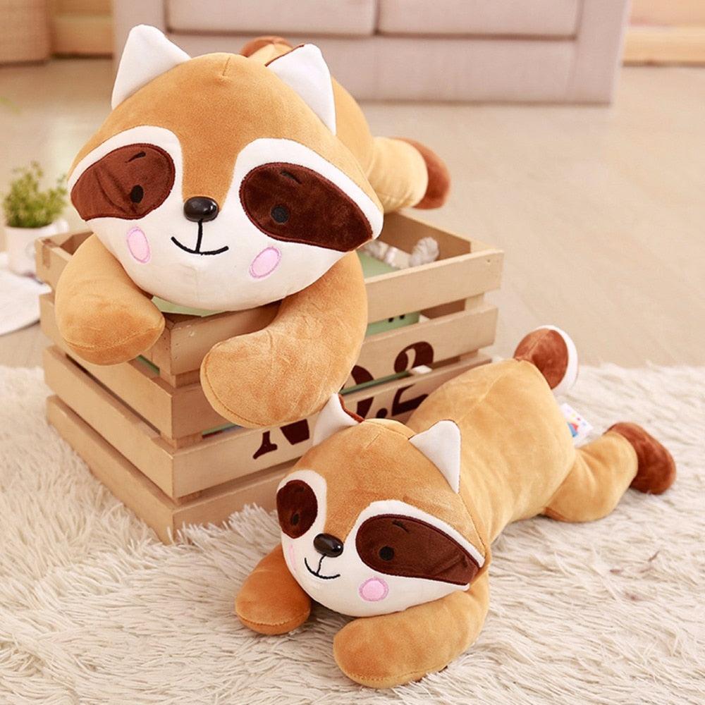 Verschmitzter Waschbär Kuschelplüsch