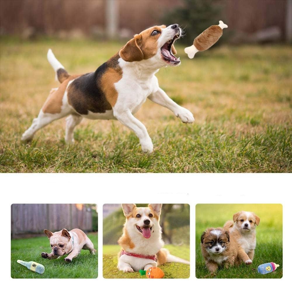 Adorable Food Puppy Pet Toys
