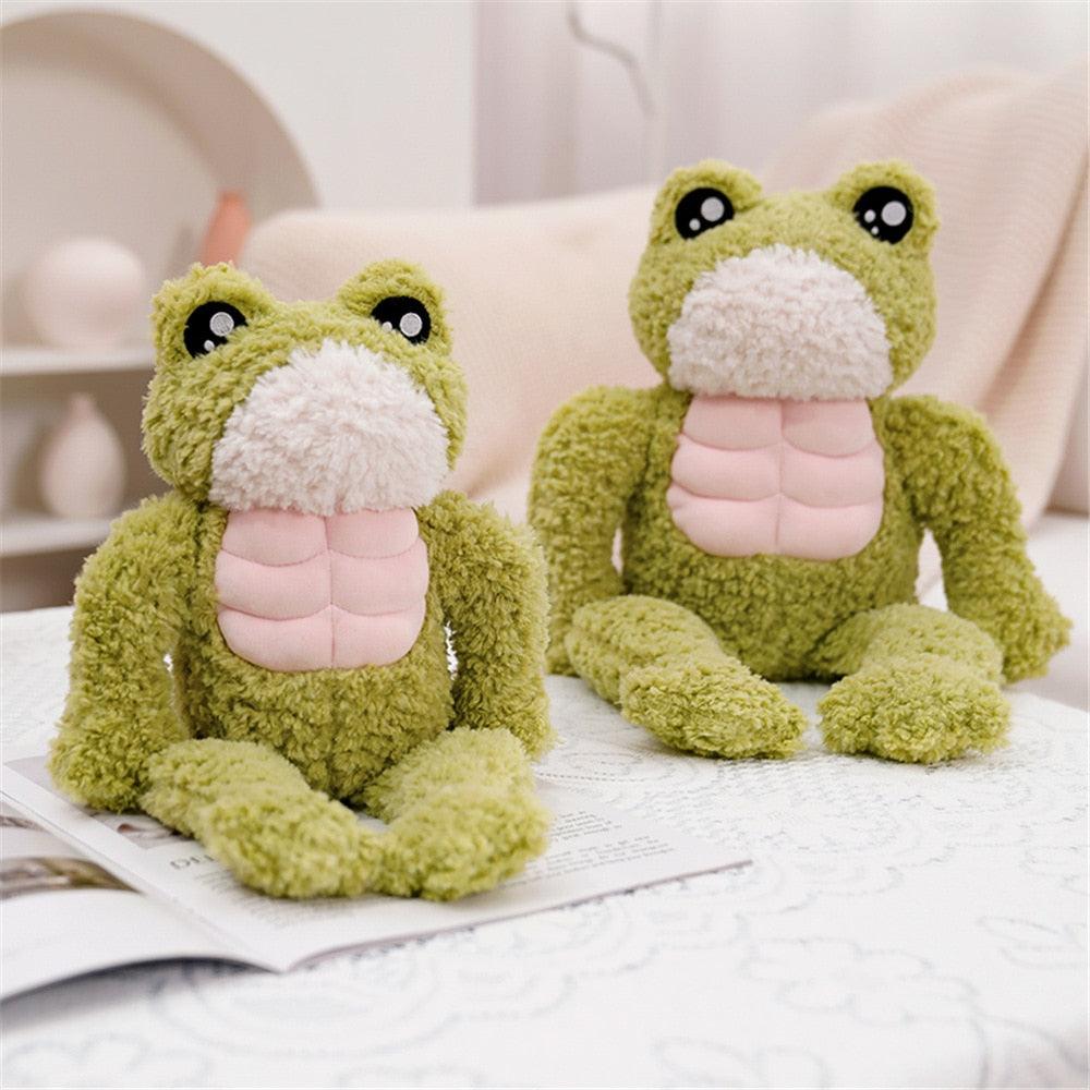 Muskulöser Frosch Plüschspaß