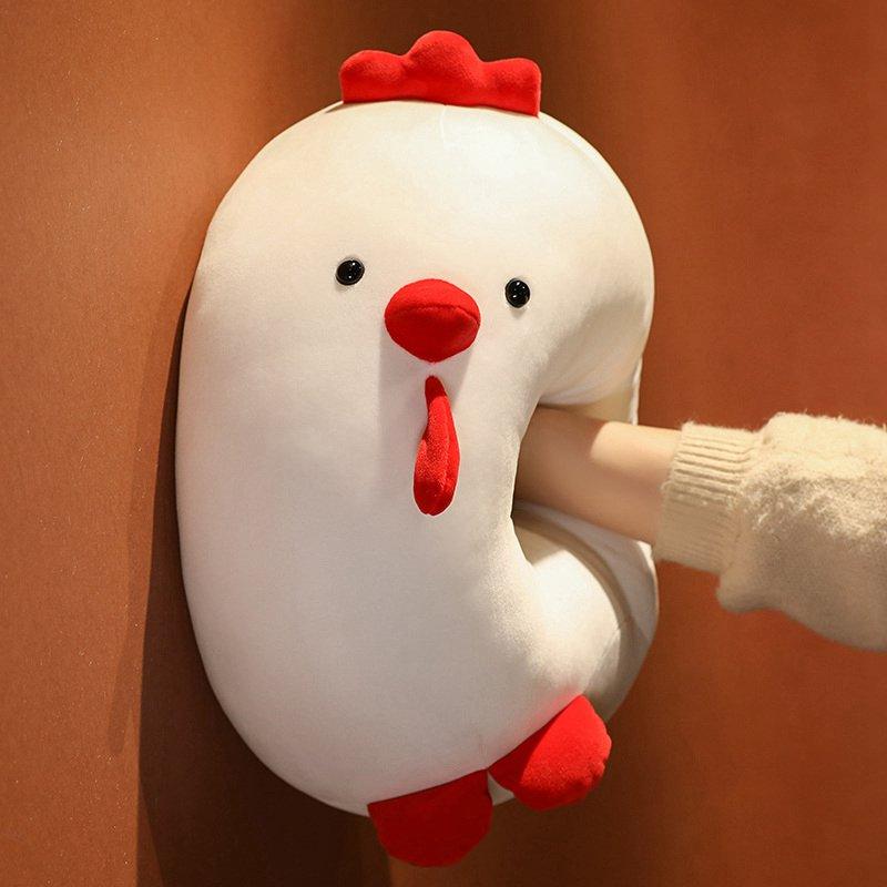 Riesiges flauschiges Huhn Plüschtiere