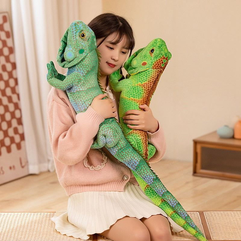Realistisches Leguan-Plüschtier