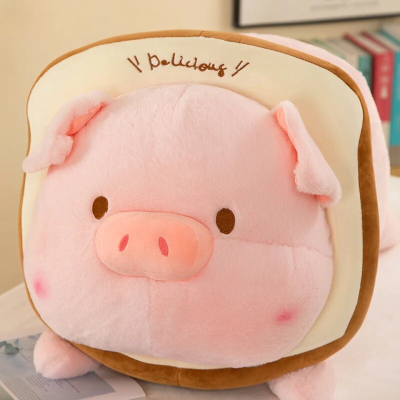 Kawaii Schwein Toast Plüsch