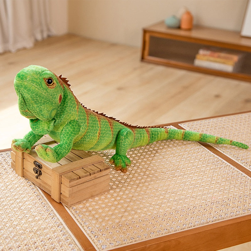 Realistisches Leguan-Plüschtier