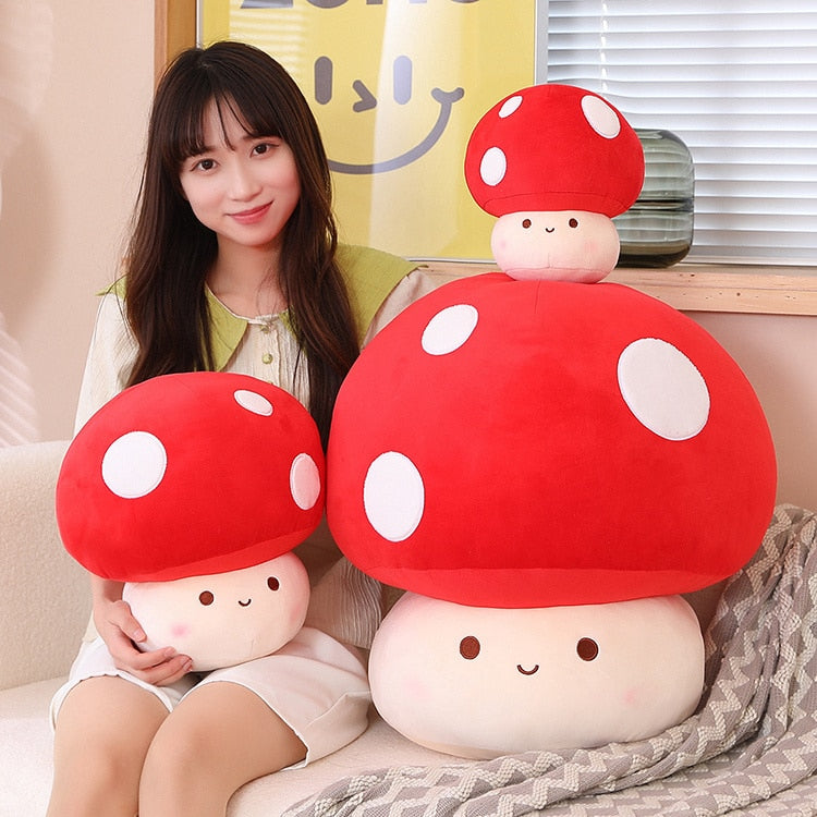 Kawaii Gefleckter Pilz Plüschtiere