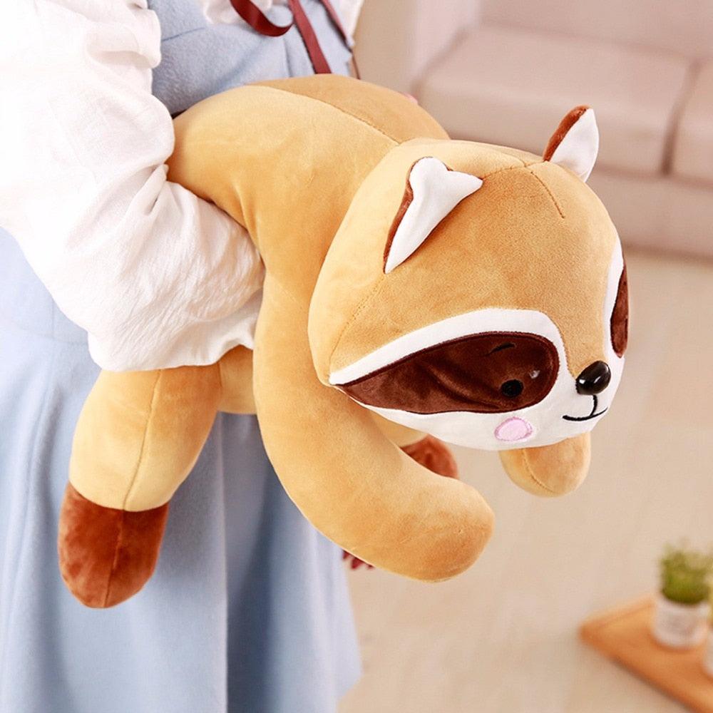Verschmitzter Waschbär Kuschelplüsch