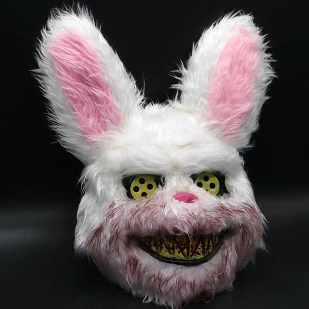 Böser blutiger Hase Kaninchen Halloween Horror Maske Plüsch