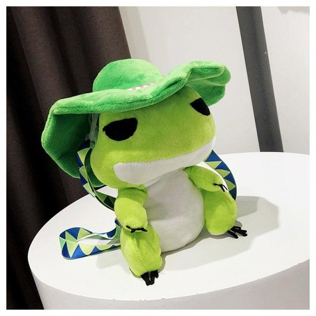 Niedlicher grüner Frosch-Reiserucksack