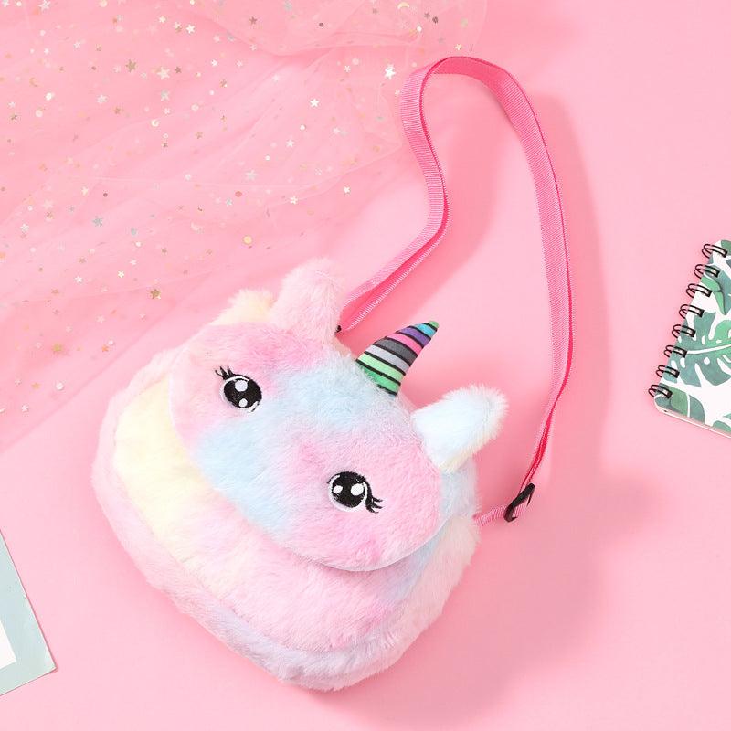 Plüsch Einhorn über die Schulter kleine Messenger Bag