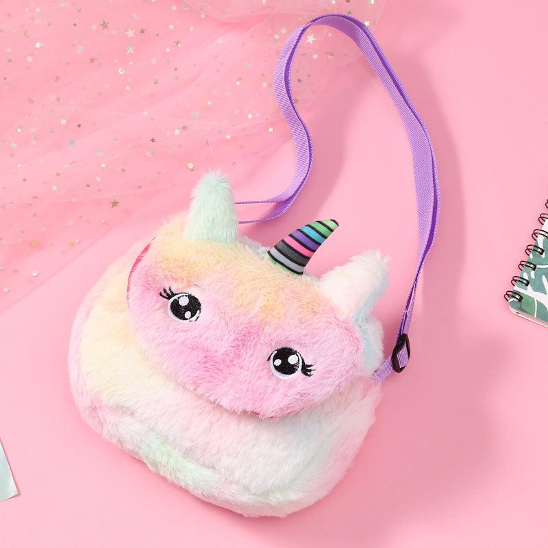 Plüsch Einhorn über die Schulter kleine Messenger Bag