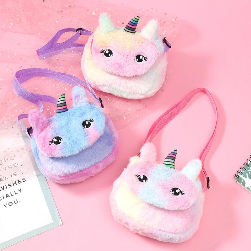 Plüsch Einhorn über die Schulter kleine Messenger Bag