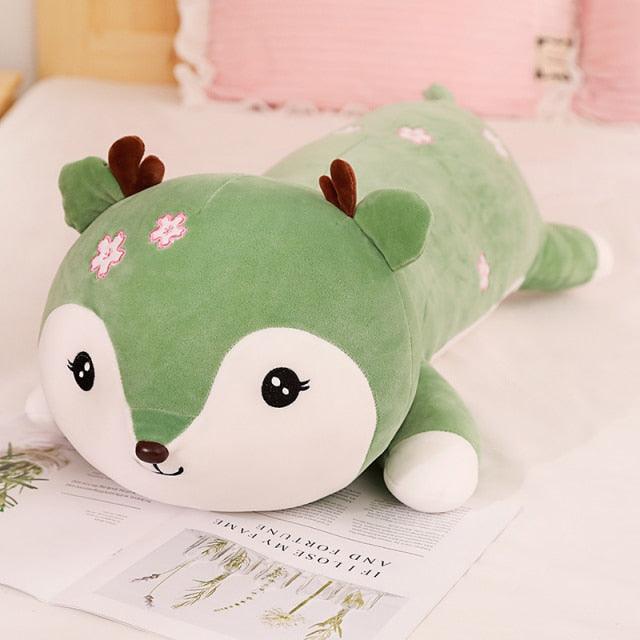 31.5" - 39" Riesiges weiches Kawaii liegendes Reh ausgestopftes liebliches Tier Plüschtier