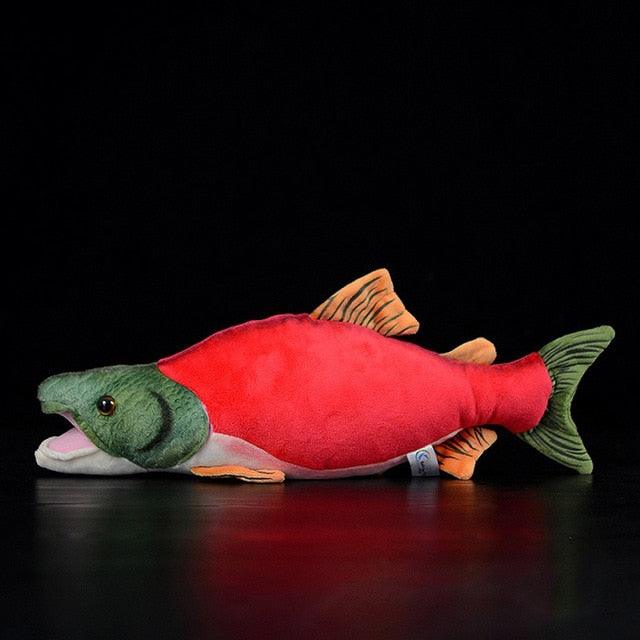 17" Sockeye Lachs Plüsch, lebensecht, realistisch Fisch Plüschtiere Plüschtier Puppen