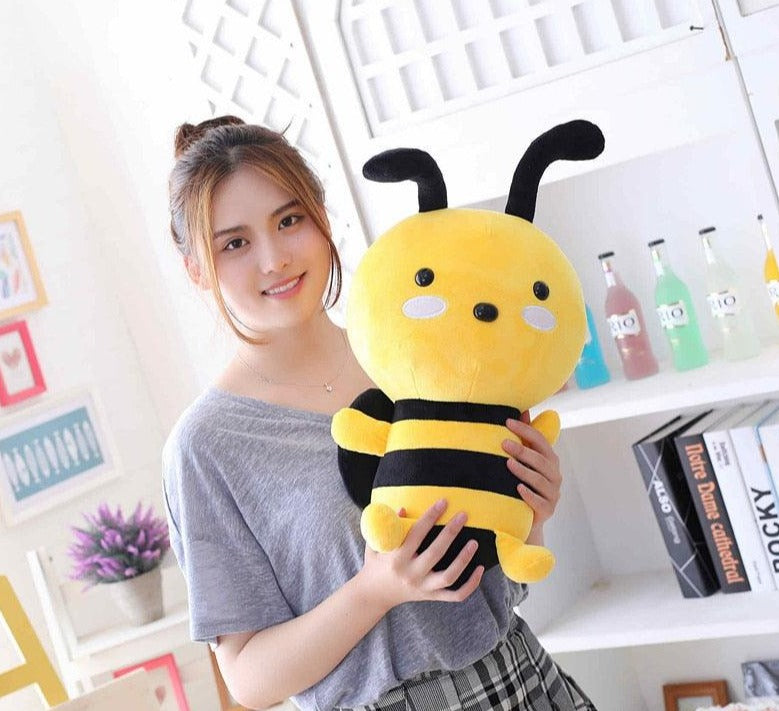 Miaoowa Kawaii Honigbiene Plüschtier, niedliche Biene mit Flügeln Plüschpuppen
