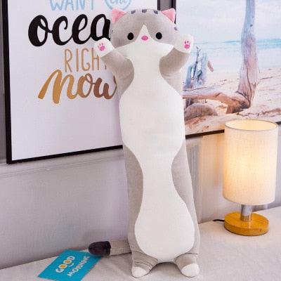 Riesige kawaii Lange Tier Katze Plüsch