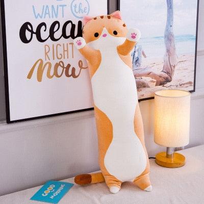 Riesige kawaii Lange Tier Katze Plüsch