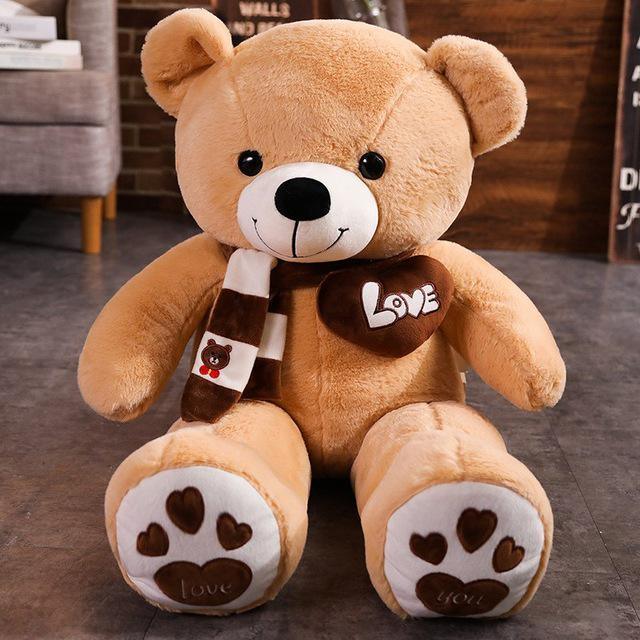 4 Farben Teddybär mit Halstuch Plüschtiere