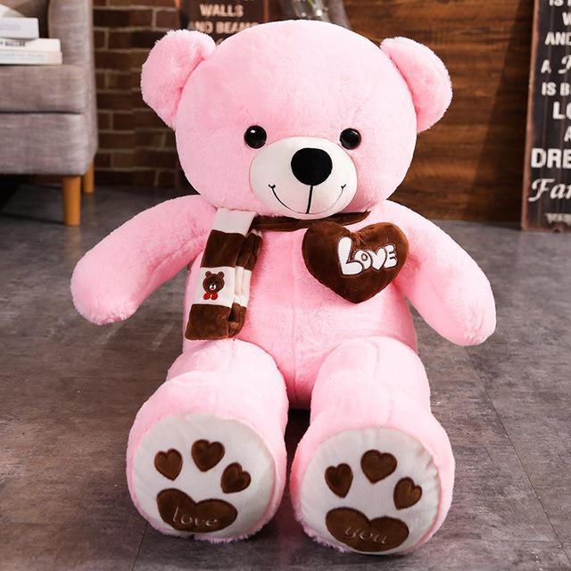 4 Farben Teddybär mit Halstuch Plüschtiere