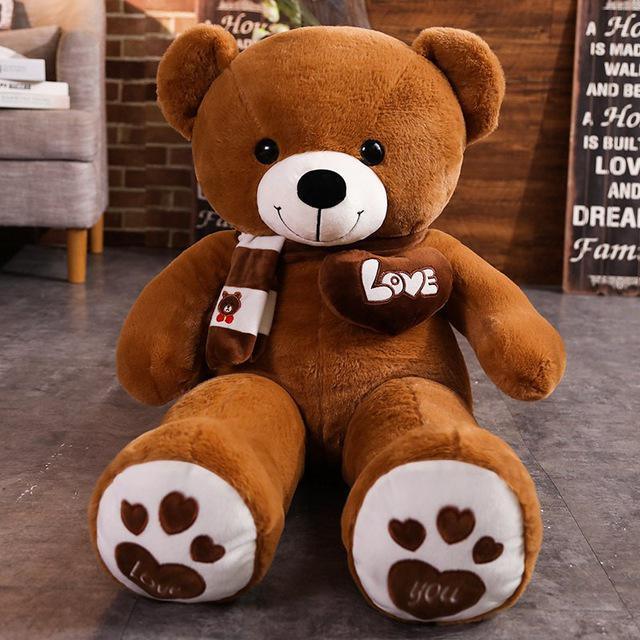 4 Farben Teddybär mit Halstuch Plüschtiere