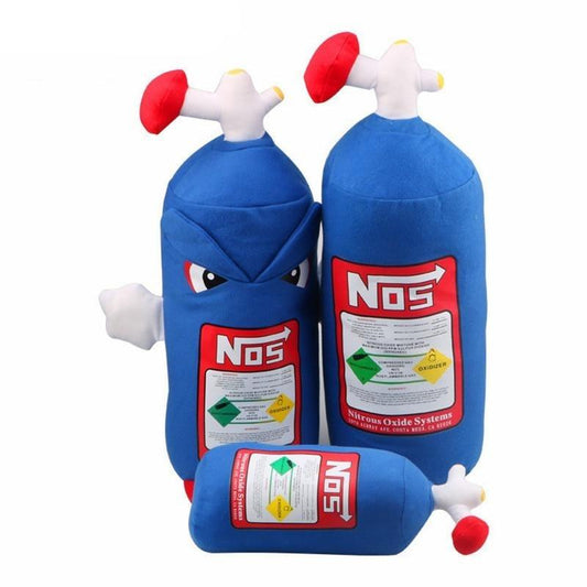 Kreative NOS Lachgasflasche Plüsch-Kissen-Spielzeug