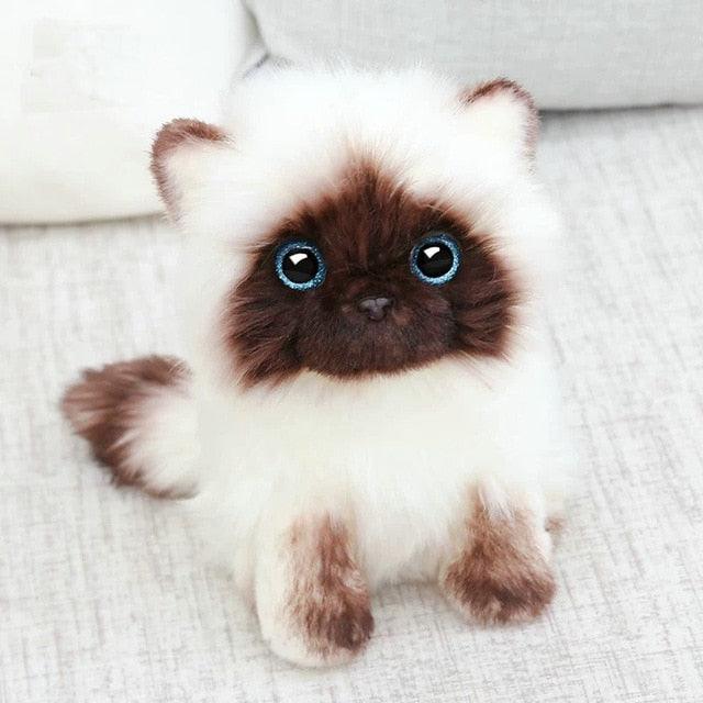 Simulation Siamkatze Plüschtier