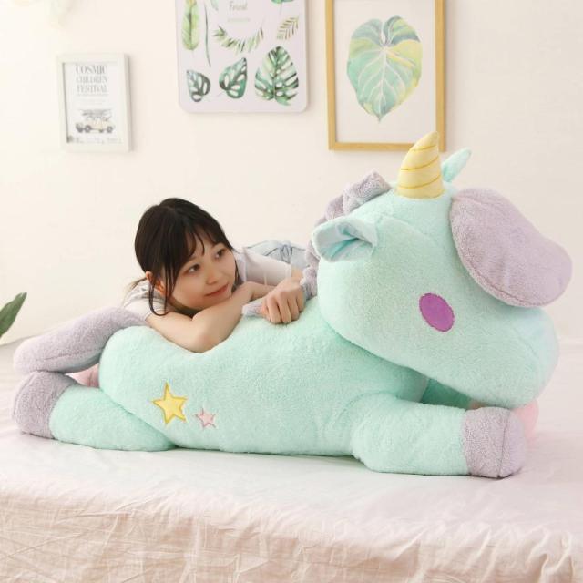 Riesiges Einhorn fliegendes Pferd Plüschtier