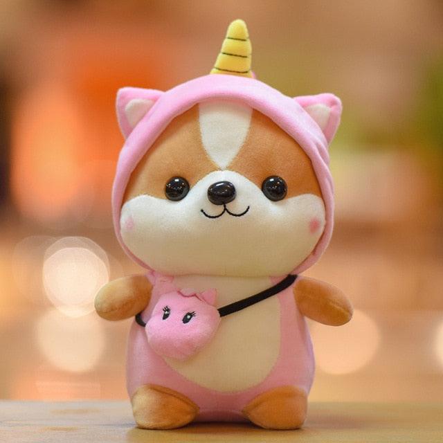 9" Adorable Doggy Plüsch gekleidet als verschiedene Tiere und Dinosaurier Plüschtier
