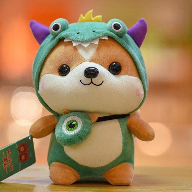 9" Adorable Doggy Plüsch gekleidet als verschiedene Tiere und Dinosaurier Plüschtier