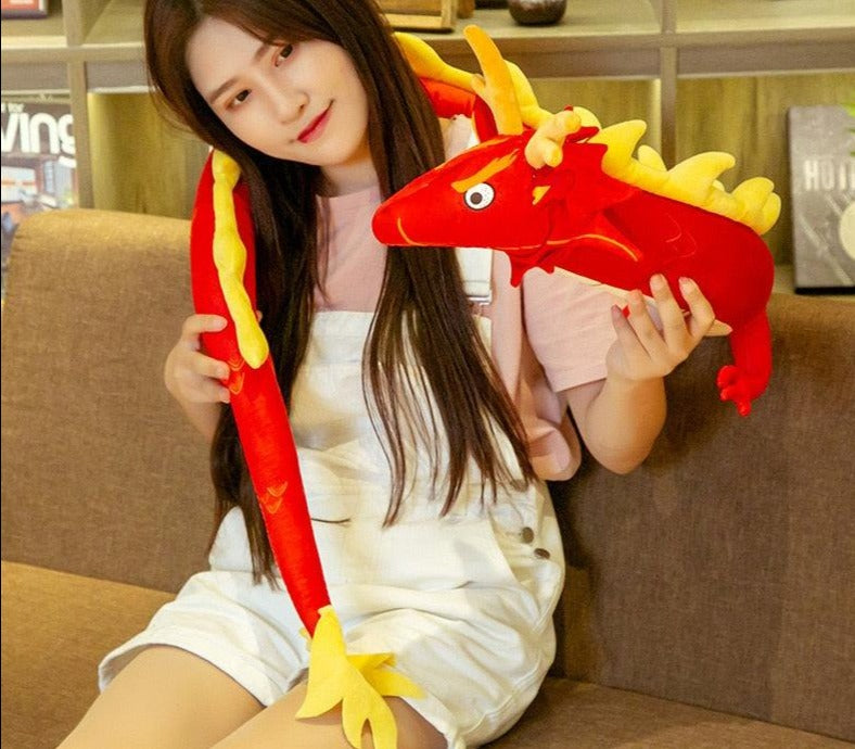 Riesengroßer chinesischer Drache Plüschtier