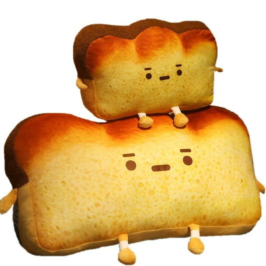 Riesige Emoticon Toastbrot Bett Kissen gefüllt Cartoon Lebensmittel Plüsch