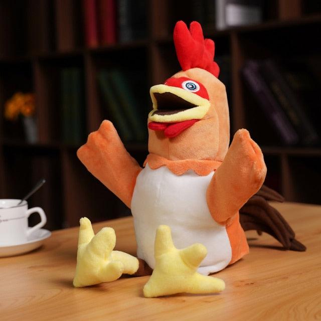 Niedliche Tier Plüsch Handpuppen, Stofftiere Hühner Einhorn Rinder Pinguine für Kinder