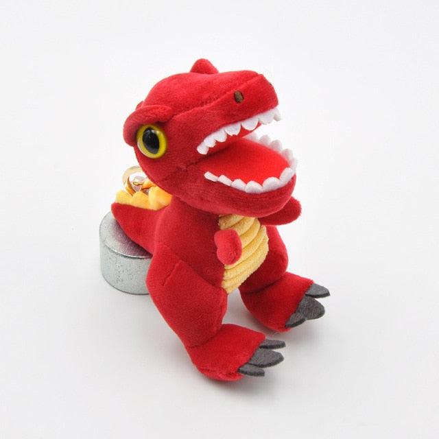 Niedlicher kleiner Dinosaurier T-Rex Schlüssel Plüschtier Schlüsselanhänger