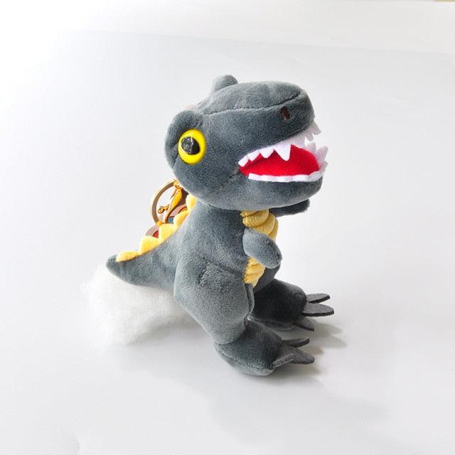 Niedlicher kleiner Dinosaurier T-Rex Schlüssel Plüschtier Schlüsselanhänger