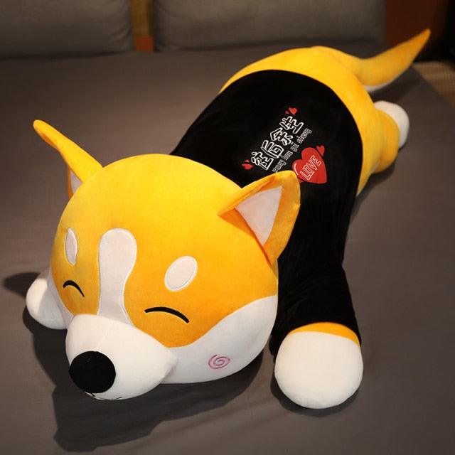 31"-48 "Gigantische lange Shiba Inu Dogecoin Hund Schlafkissen Plüsch Spielzeug