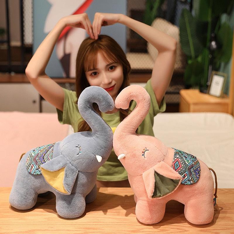 Lange Nase Kawaii Cartoon Elefant Plüschtier
