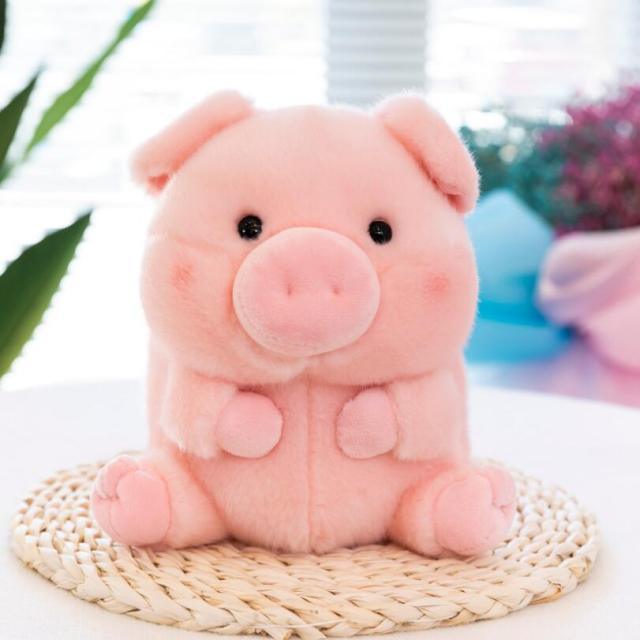 Sitzendes Schweinchen Plüschtier Plüschige Freunde